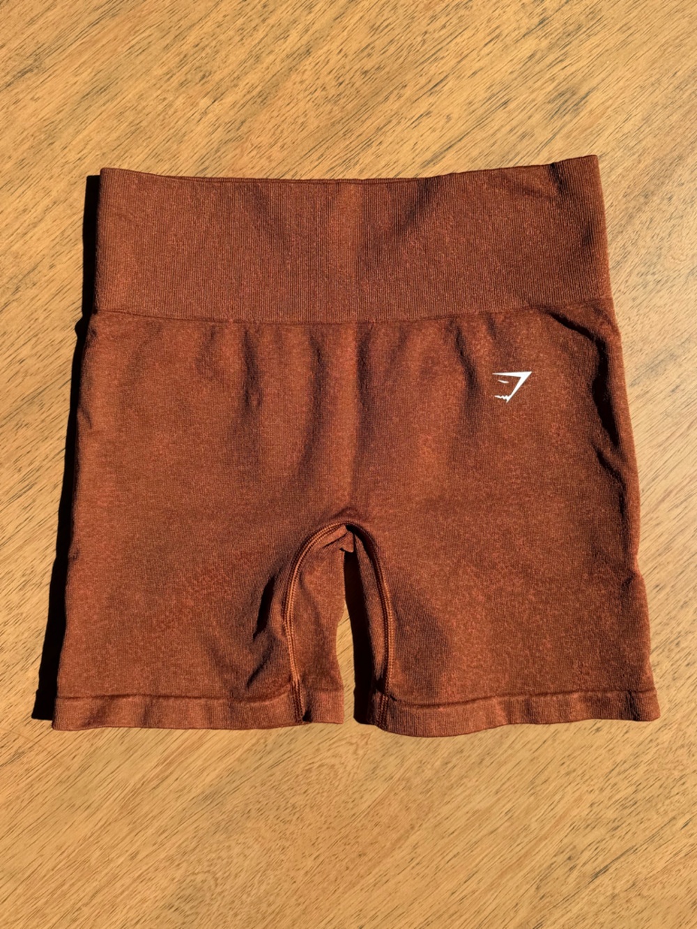 Women’s | Gymshark Adapt Fleck Seamless Shorts, Brown | Large